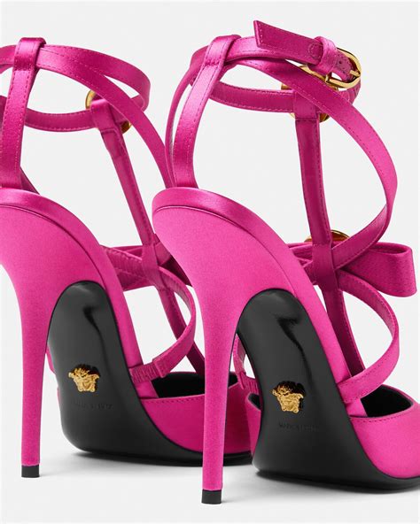 versace wedges shoes|versace pink shoes.